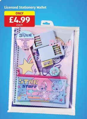 Licensed Stationery Wallet