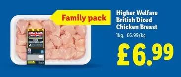British Diced Chicken Breast