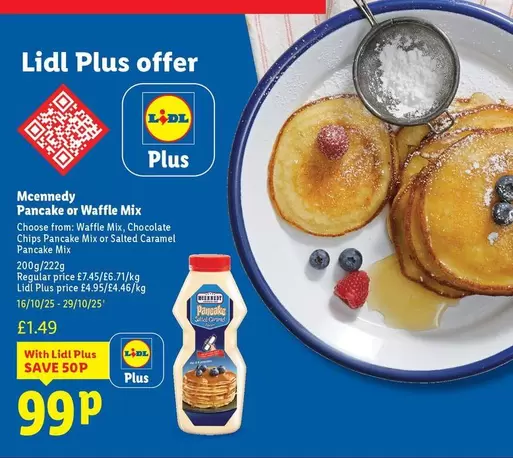 Lidl - Pancake or Waffle Mix
