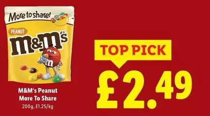 M&M's - Peanut More To Share