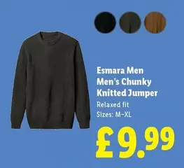 Esmara - Men's Chunky Knitted Jumper