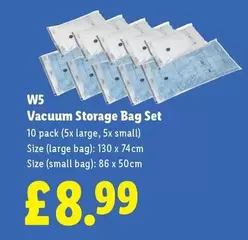 Vacuum Storage Bag Set