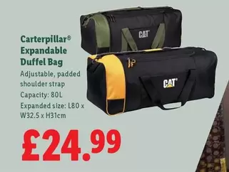 CAT - Expandable Duffel Bag