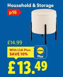 Lidl - Storage Footstool