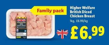 British Diced Chicken Breast