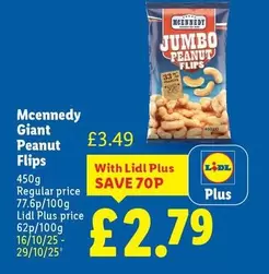 Jumbo - Giant Peanut Flips