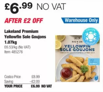LAKELAND - Yellowfin Sole Goujons
