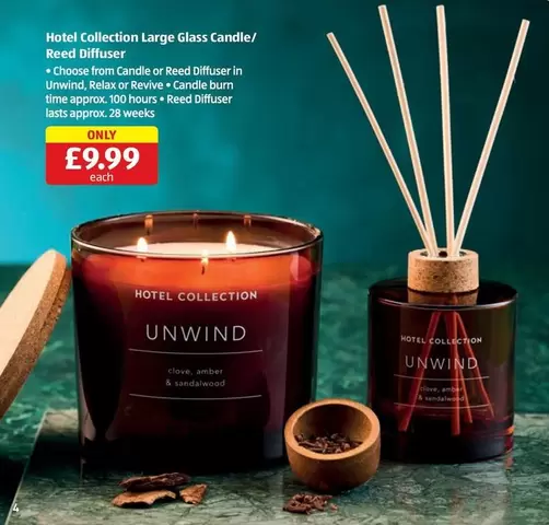 Large Glass Candle/ Reed Diffuser