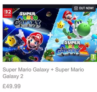 Nintendo - Super Mario Galaxy + Super Mario Galaxy 2