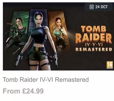 Tomb Raider IV-VI Remastered