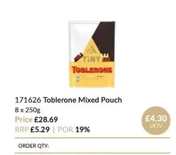 Toblerone -  Mixed Pouch