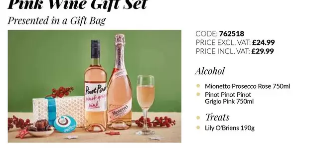 post - Pink Wine Gift Set
