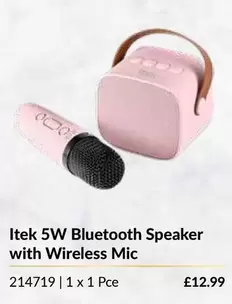 Speaker - 5W Bluetooth  with Wireless Mic