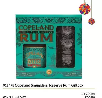 Smugglers' Reserve Rum Giftbox