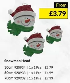 Head - Snowman