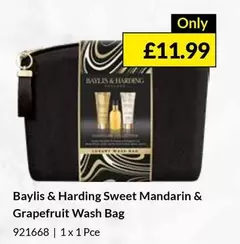 Baylis & Harding - Sweet Mandarin & Grapefruit Wash Bag