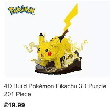 Pikachu 3D Puzzle
