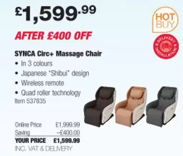 Circ+ Massage Chair