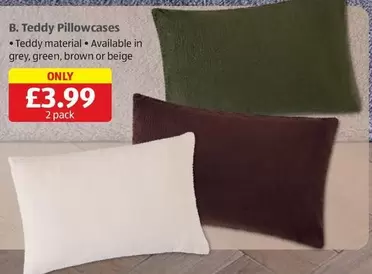 Teddy Pillowcases
