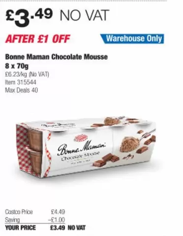 Bonne Maman - Chocolate Mousse