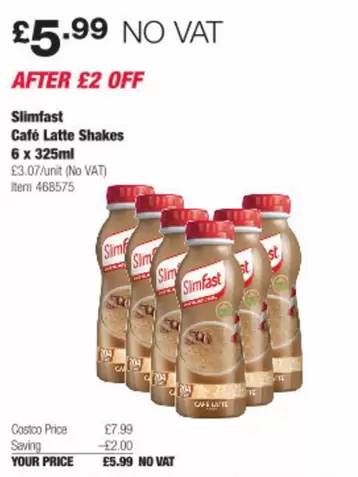 Café Latte Shakes