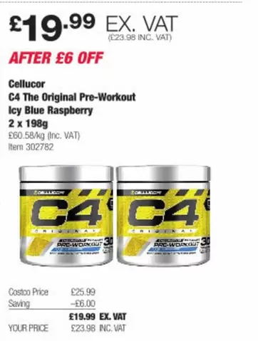 C4 The Original Pre-Workout