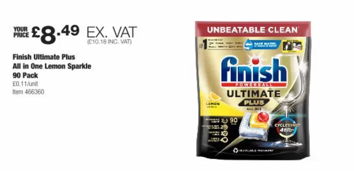 Finish - Ultimate Plus All in One Lemon Sparkle