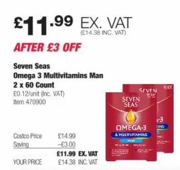 OMEGA - Omega 3 Multivitamins Man