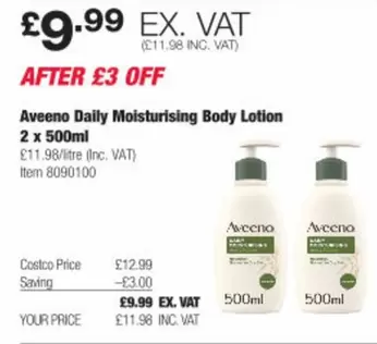 Aveeno - Daily Moisturising Body Lotion