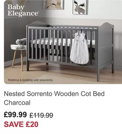 Sorrento Wooden Cot Bed