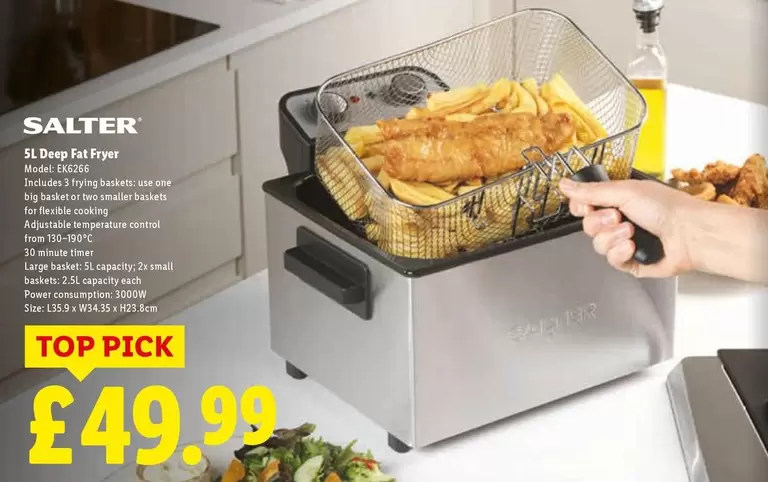salter - SL Deep Fat Fryer