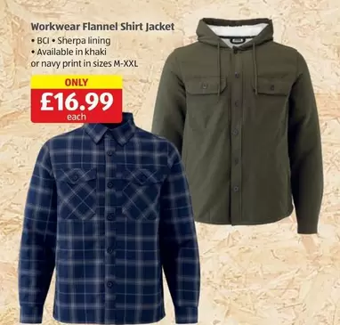 Sherpa - Workwear Flannel Shirt Jacket