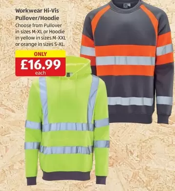 Workwear Hi-Vis Pullover/Hoodie