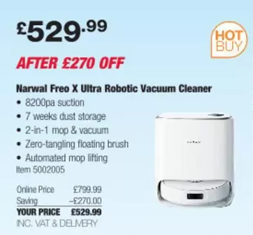 Freo X Ultra Robotic Vacuum Cleaner