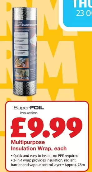 Multipurpose Insulation Wrap, each