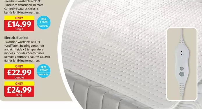 King - Electric Blanket