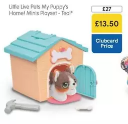 My Puppy's Home! Minis Playset - Teal