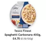 Tesco Finest - Spaghetti Carbonara