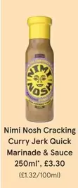 Cracking Curry Jerk Quick Marinade & Sauce