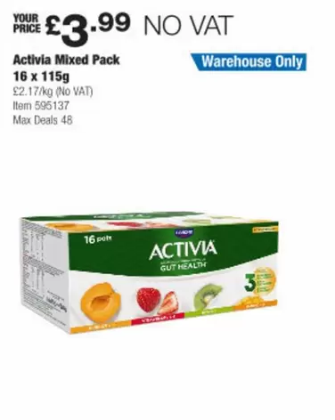 Activia - Mixed Pack
