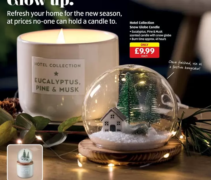 Snow Globe Candle
