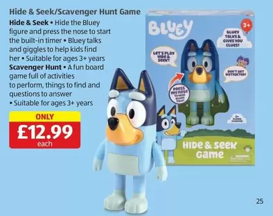 Hide & Seek/Scavenger Hunt Game