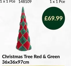 Christmas Tree Red & Green