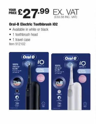 Oral-B - Electric Toothbrush 102