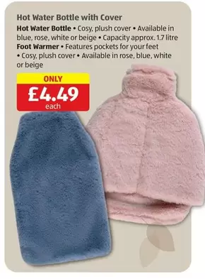 Hot Water Bottle with Cover
