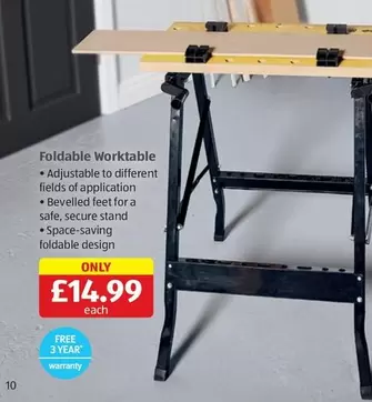Foldable Worktable