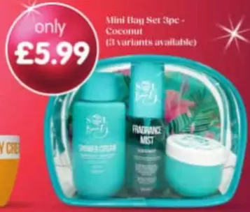 Mini Bog Set 3pc - Coconut