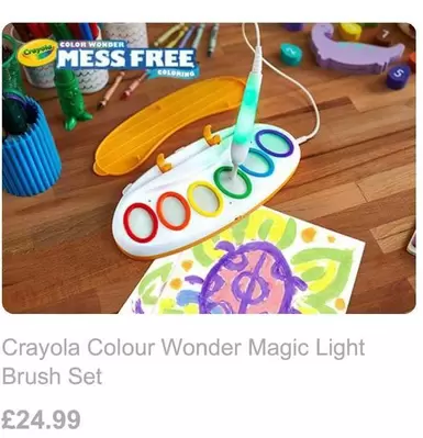 Crayola - Colour Wonder Magic Light Brush Set