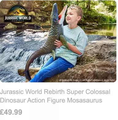 Rebirth Super Colossal Dinosaur Action Figure Mosasaurus