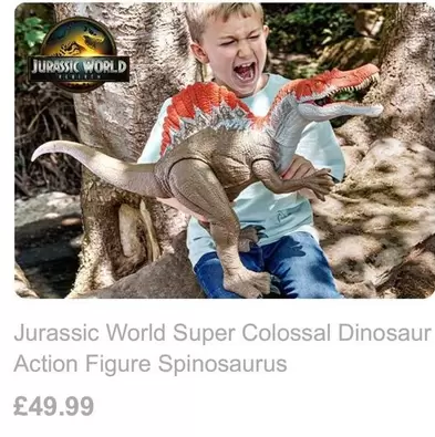 Super Colossal Dinosaur Action Figure Spinosaurus